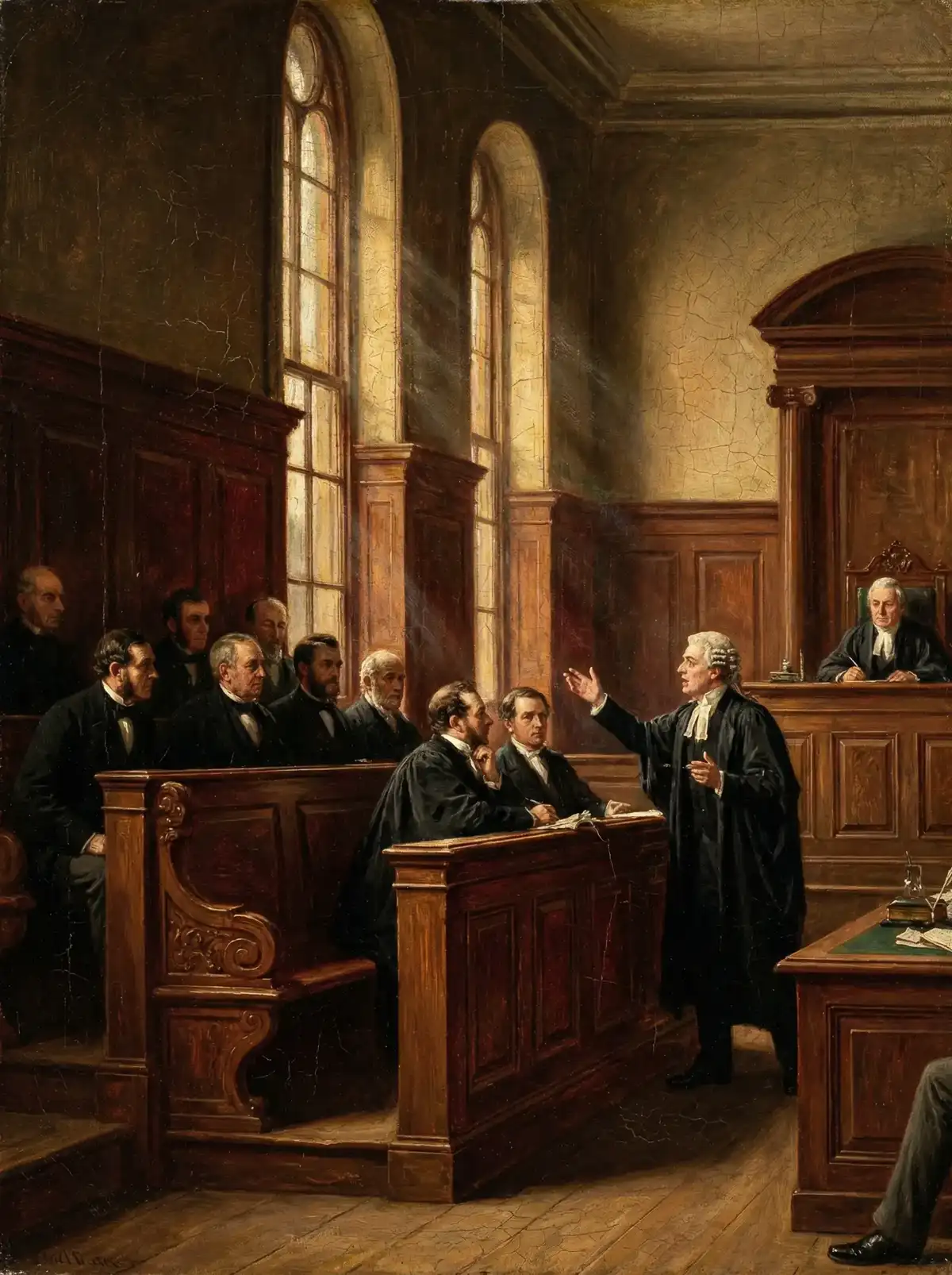 经典 日本伦理 推荐 - 法庭戏剧油画风格剧照